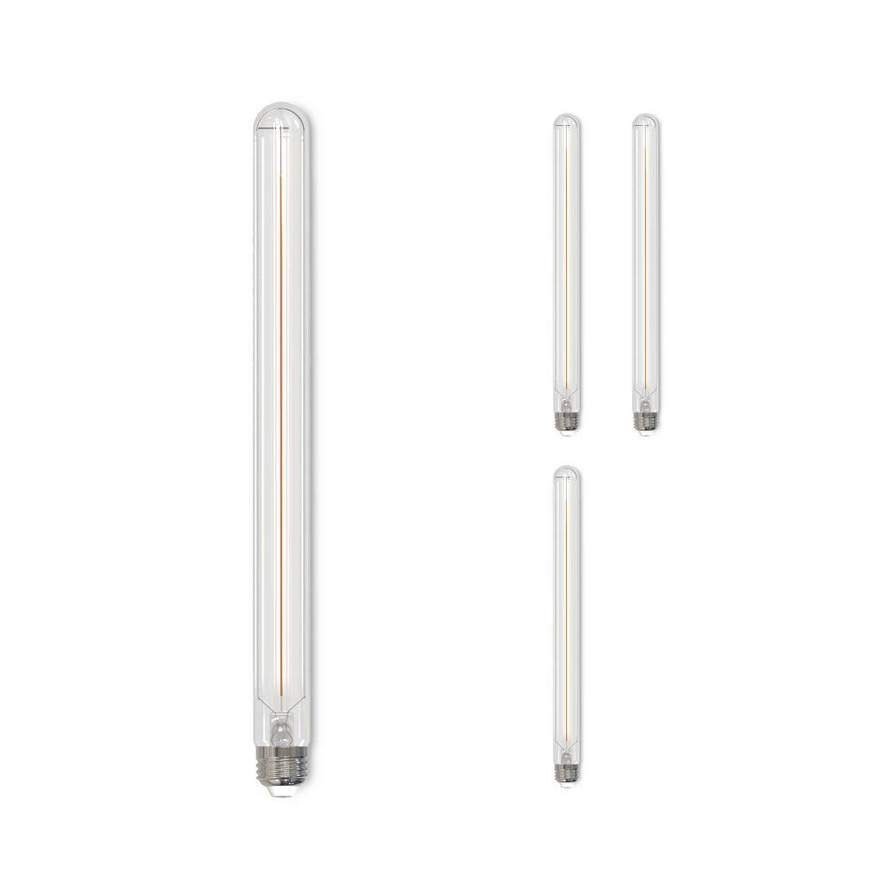 Clear 15-Inch Dimmable LED Filament Bulb Pack