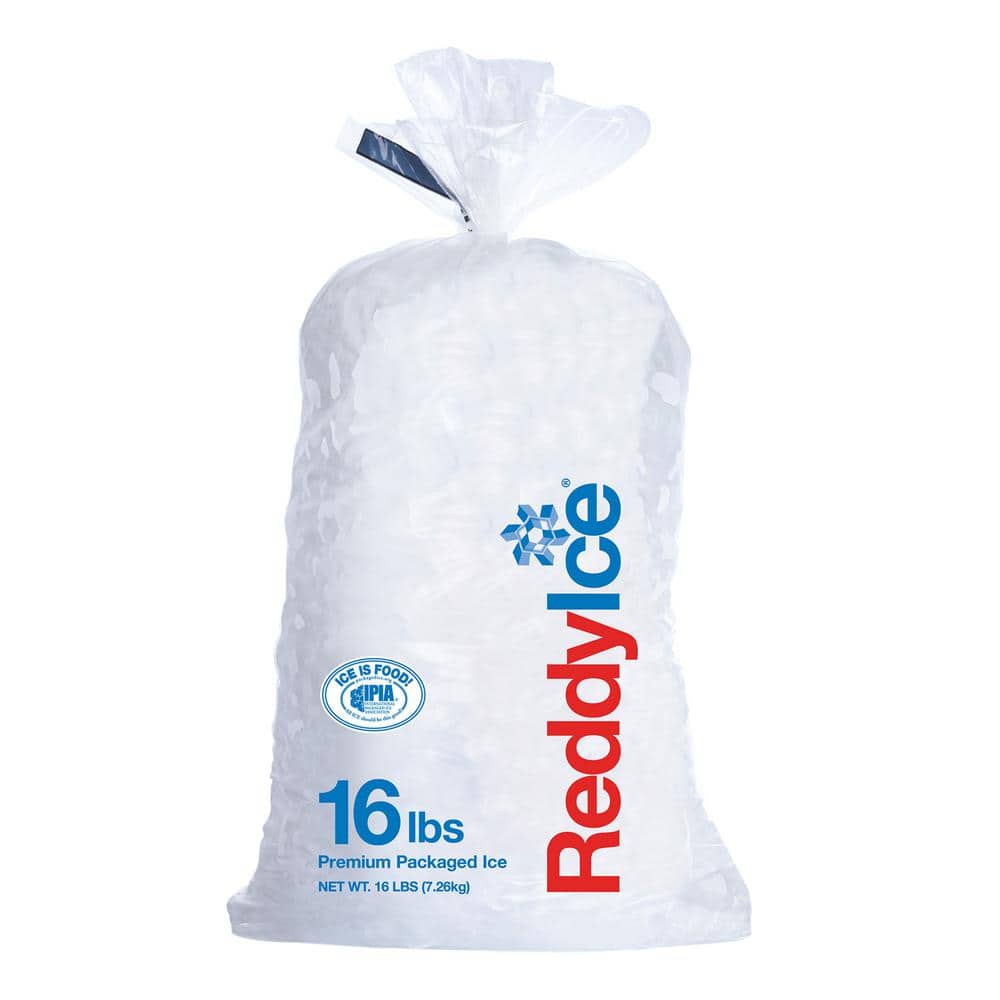 Reddy Ice 16lbs Premium Packaged Ice 200868 - The Home Depot