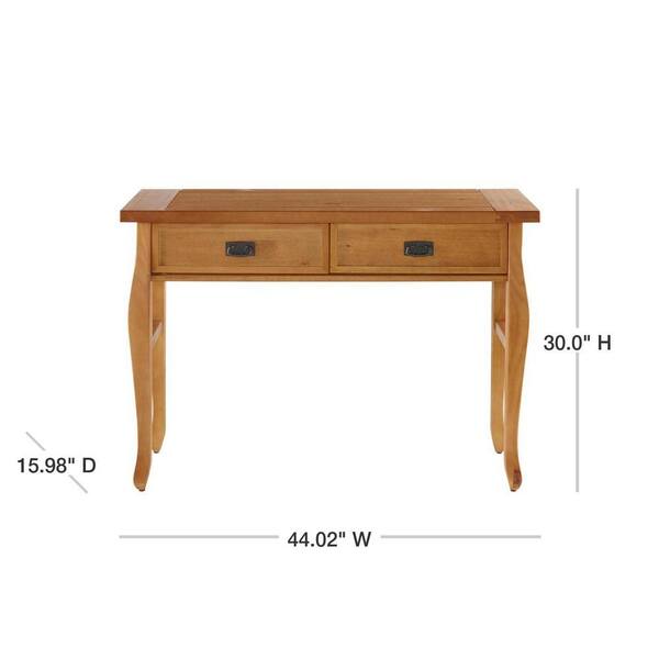 oak console table antique