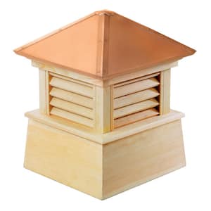 Manchester 18 in. x 22 in. Wood Cupola with Copper Roof