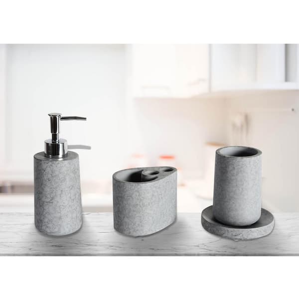 CERYPSA 4 Pieces Sets Brushed Nickel Bathroom Accessories