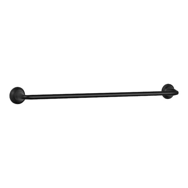 Constructor 24 in. Towel Bar in Matte Black