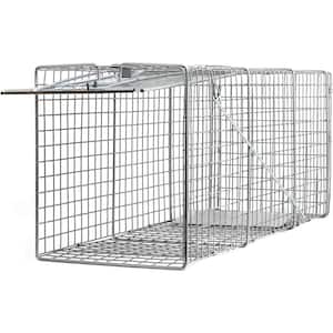 Large One Door Catch Release Heavy-Duty Humane Cage Live Animal Trap for Gophers and Other Similar Sized Animals(2-Pack)