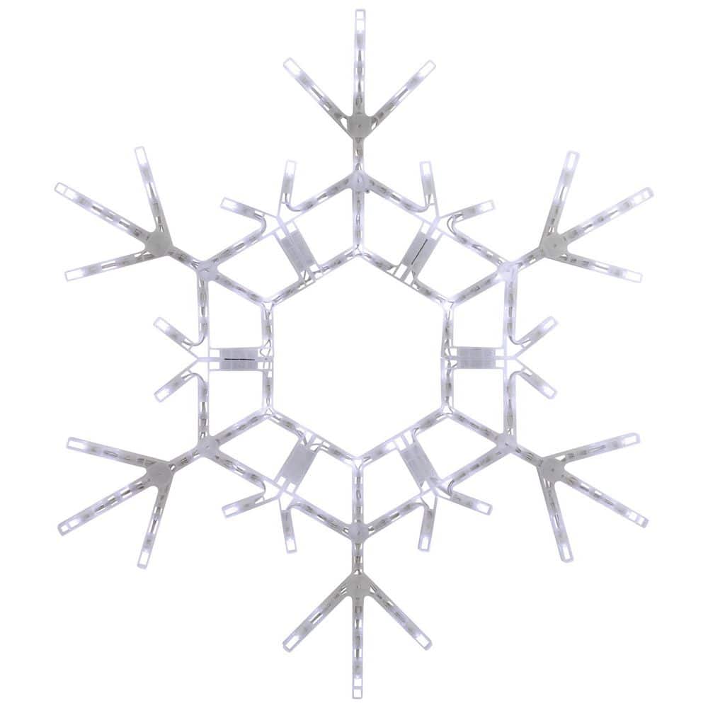 "LED Lighted Large Foldable Snowflake Outdoor Christmas Decoration - 36"" - Pure White" price history on PriceWatchPro