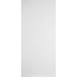 36 in. x 80 in. No Panel Primed White Smooth Flush Hardboard Hollow Core Composite Interior Door Slab
