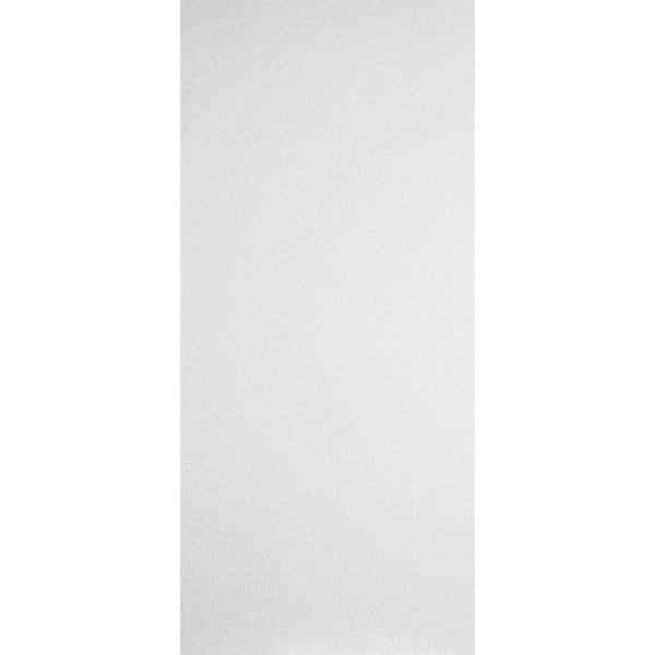 Masonite 36 in. x 80 in. No Panel Primed White Smooth Flush Hardboard Hollow Core Composite Interior Door Slab