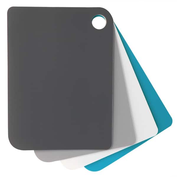 Flexible 3 Colored Cutting Board Mats set, Plastic