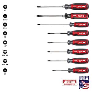 Screwdriver Kit with ECX and Cushion Grip (8-Piece)