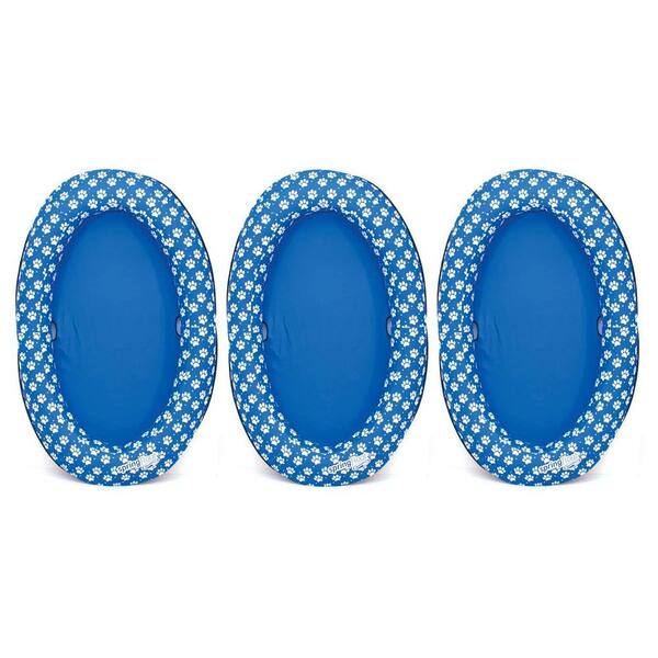 SwimWays Spring Float Paddle Paws Puppy Dog Pet Pool Lounger, Large (3-Pack), Number of People: 1