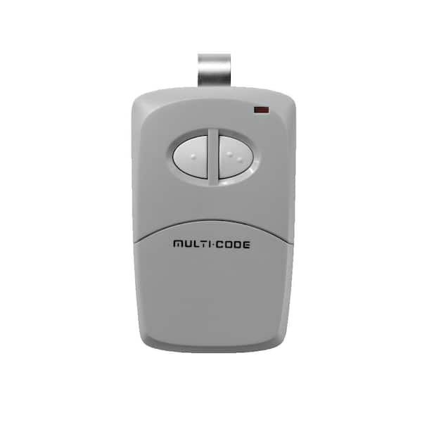 Multi-Code 2-Button Visor Remote Transmitter (300MHz) for Gate and Garage Door Opener Remotes
