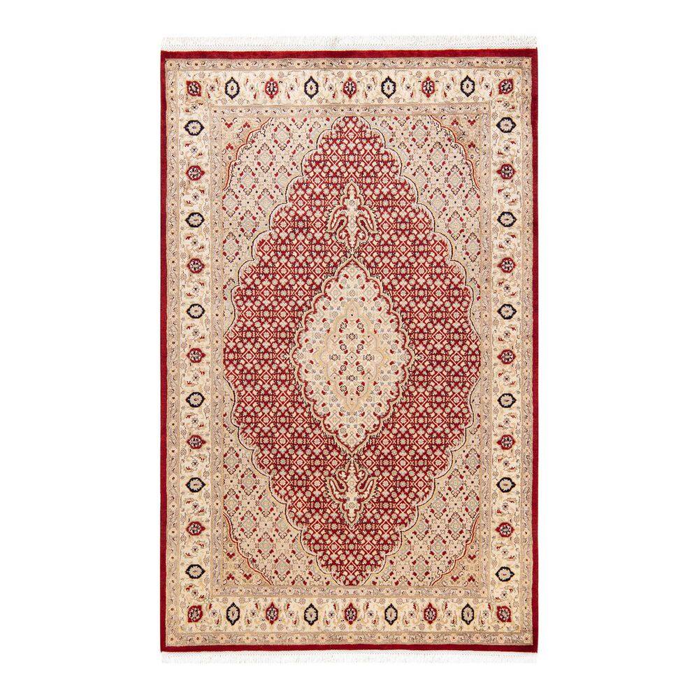 Mogul Red 5 ft. x 8 ft. Oriental Wool Indoor Area Rug price history on PriceWatchPro