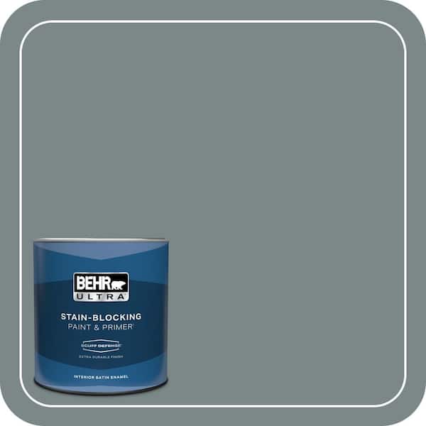 BEHR ULTRA 1 qt. #730F-5 Nature Retreat Extra Durable Satin Enamel Interior Paint & Primer