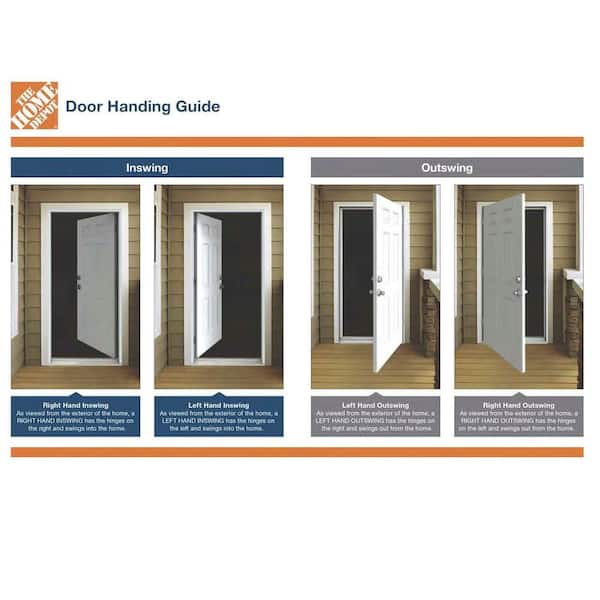 Therma-Tru Benchmark Doors Shaker 36-in x 80-in Fiberglass Craftsman  Right-Hand Inswing Ready To Paint Prehung Single Front Door with Brickmould