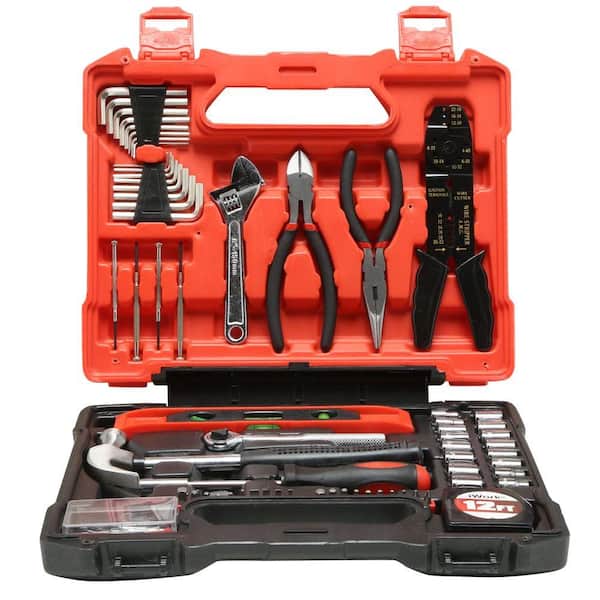 Complete Home Pink Tool Kit with Bag (24-Piece)
