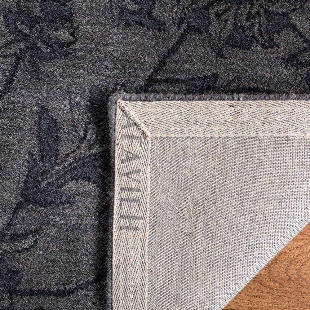 Handmade Heirloom Gray Wool 9' x 12' Tufted Area Rug