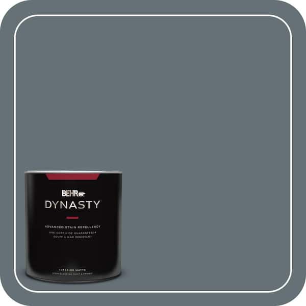 BEHR DYNASTY 1 qt. #740F-5 Myth Matte Interior Stain-Blocking Paint and Primer