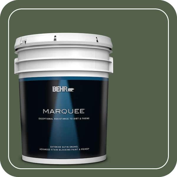 BEHR MARQUEE 5 gal. #PPF-44 Nature Surrounds Satin Enamel Exterior Paint & Primer