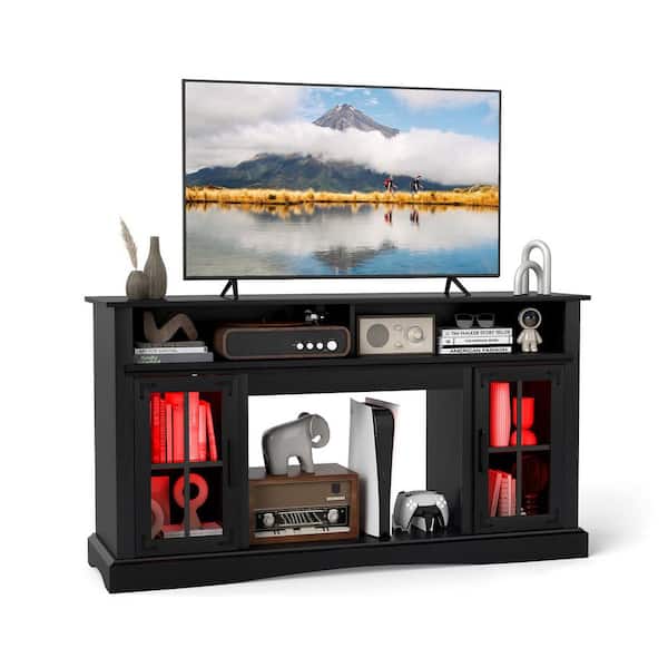 Boyel Living Black TV Stand Fits TVs up to 50 in.