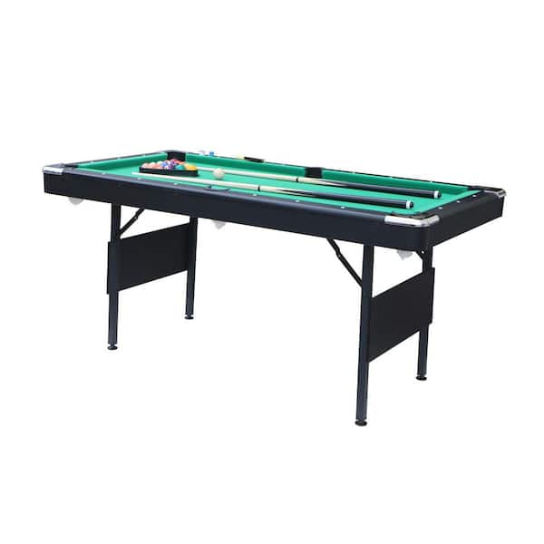 Zeus & Ruta 5.5 ft. 3-in-1 Game Table, Pool Table, Billiard Table, Table Games, Table Tennis, Multi Game Table, Table Games in Green