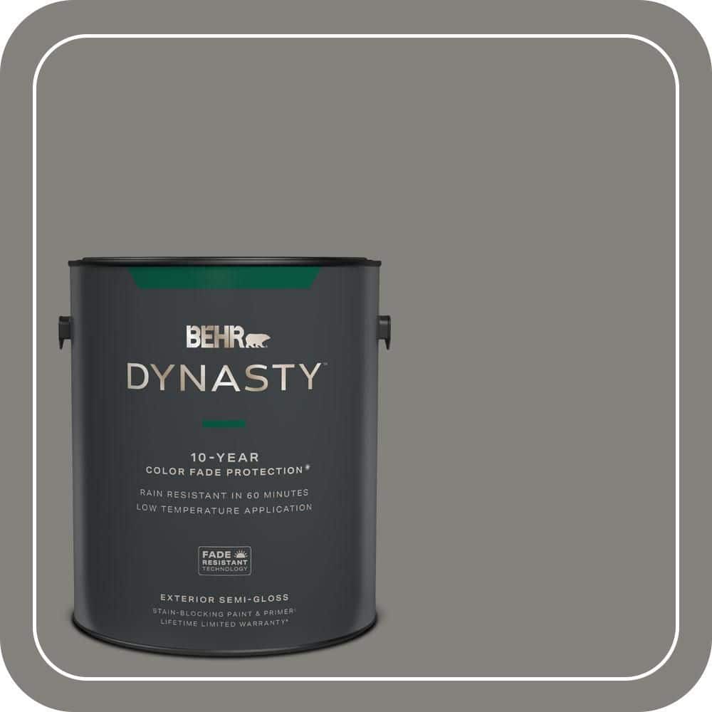 1 gal. #BNC-25 Gray Pepper Semi-Gloss Enamel Exterior Stain-Blocking Paint & Primer price history on PriceWatchPro