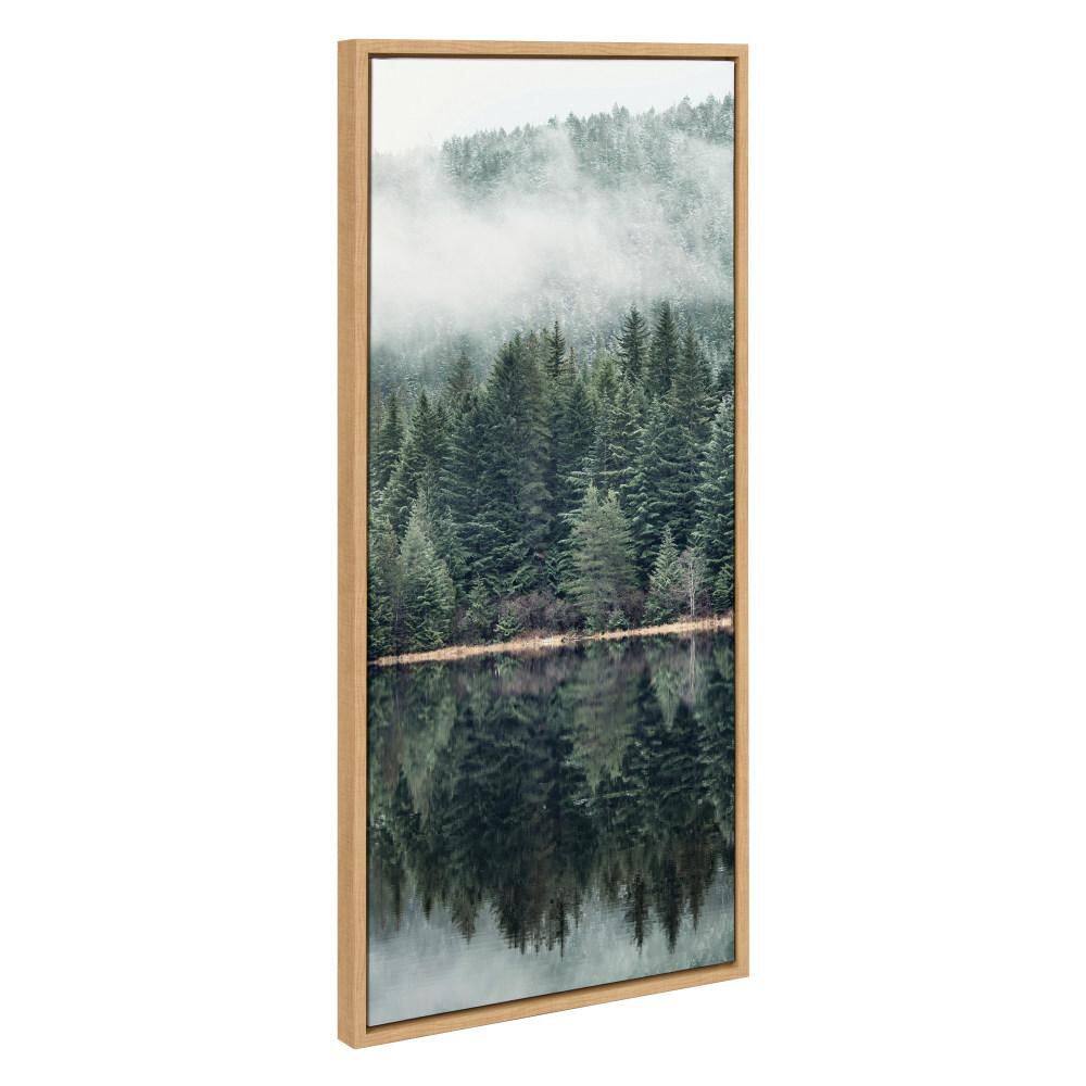 "Sylvie ""Misty Forest"" by Emiko and Mark Franzen of F2Images Natural Framed Art Print 18 in. x 40 in." price history on PriceWatchPro