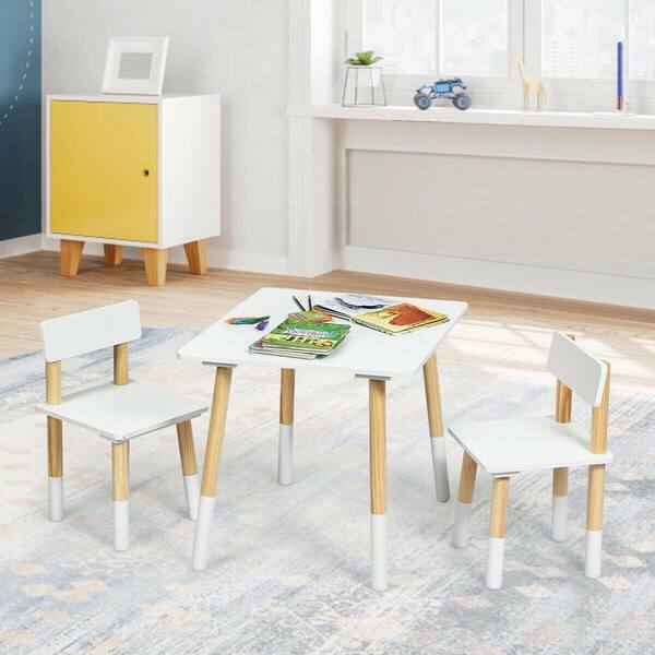 Pine childrens table and chairs best sale