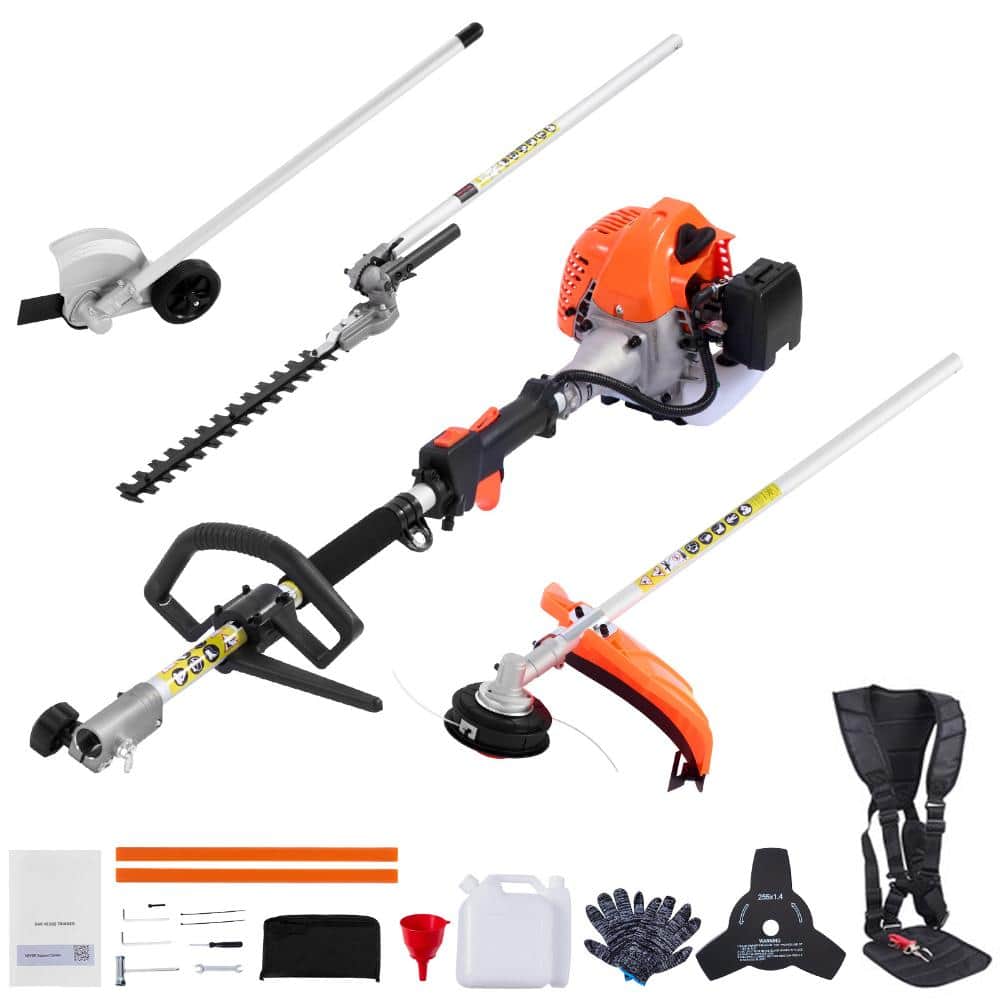 4-in-1 Gas Hedge Trimmer, 26cc 2-Cycle Handheld Trimmer with Edger, Brush Cutter and String Trimmer Head price history on PriceWatchPro