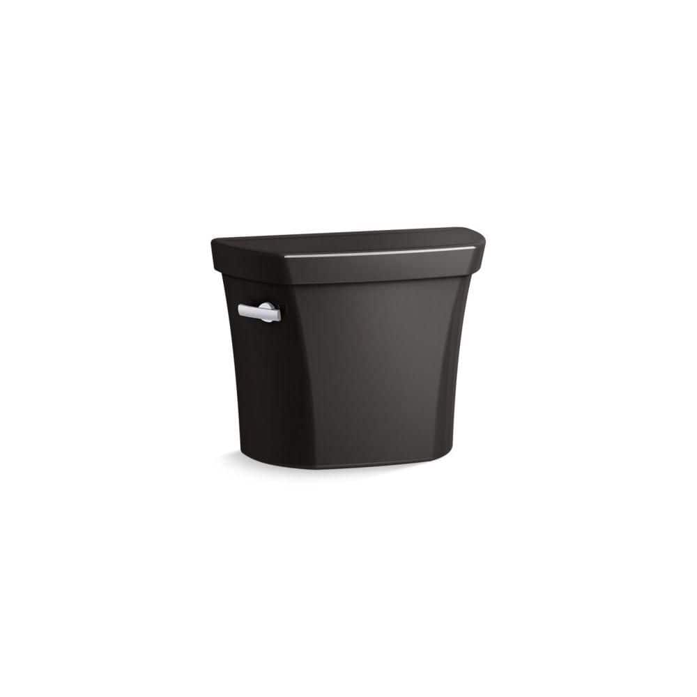 Highline 1.0 GpF Single Flush Toilet Tank with Flapper/Piston Technology and Left Hand Trip Lever In Black price history on PriceWatchPro