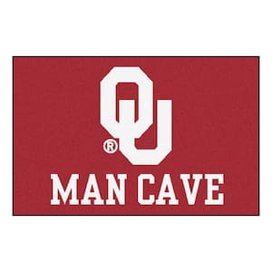 University of Oklahoma Red Man Cave 2 ft. x 3 ft. Area Rug