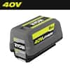 RYOBI 40V Lithium-Ion 6.0 Ah High Capacity Battery OP4060A1