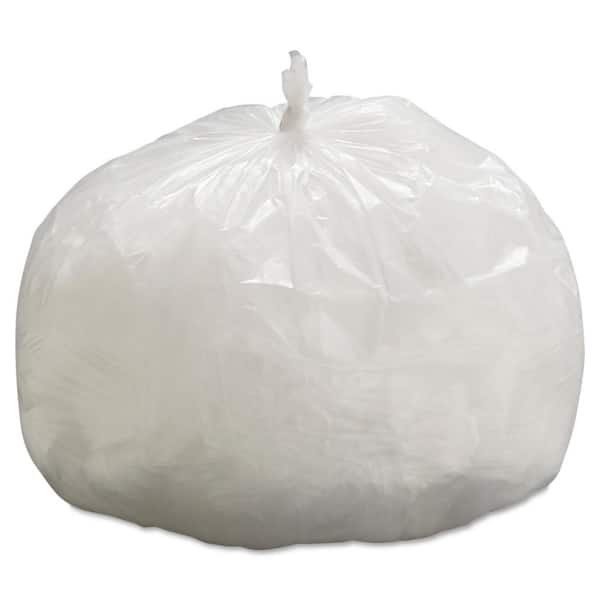 High Density Can Liner 33 Gallon 16 Micron / Trash Bag -250/Case 33 x 40  - Kitchen Zip