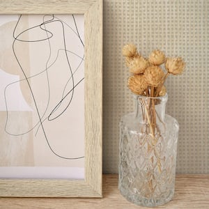 Textured Rattan Natural Removable Peel and Stick Vinyl Wallpaper, 28 sq. ft.