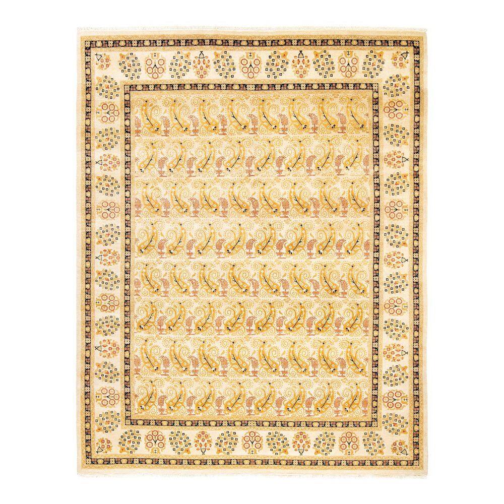 Eclectic Ivory 8 x 10 Paisley Wool Indoor Area Rug price history on PriceWatchPro