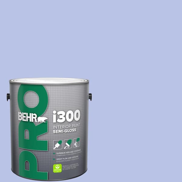 1 gal. #P540-3 Canterbury Bells Semi-Gloss Interior Paint