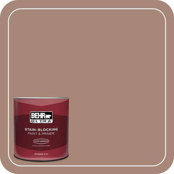BEHR ULTRA 1 qt. #PPU3-14 Tribal Pottery Extra Durable Flat Interior Paint & Primer