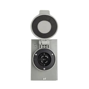 Generac 30 Amp Raintight Resin Power Inlet Box 6340 - The Home Depot