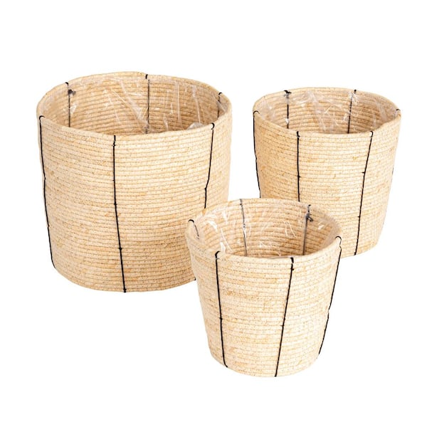 Handwoven baskets home retailer decor