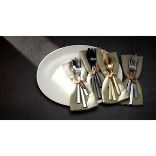 Oneida Chefs Table - Set Posate 20 Pezzi In Acciaio Inox 18/0, Design Moderno, Argento