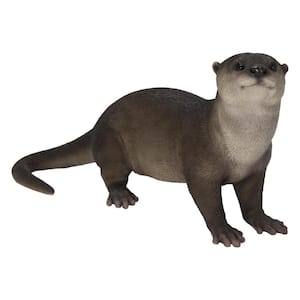 Brown Standing Otter Statues