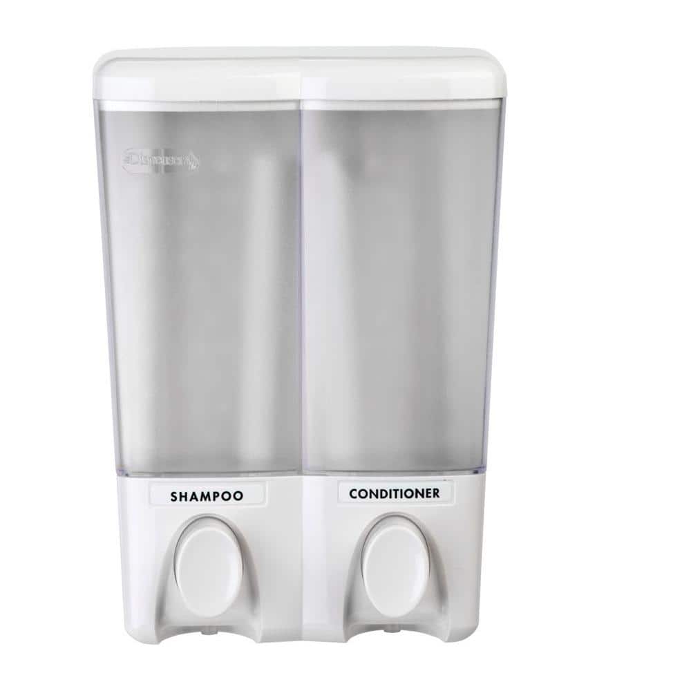 Clear Choice Double Dispenser in White