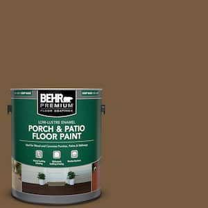 1 gal. #290F-7 Wooden Cabin Low-Lustre Enamel Interior/Exterior Porch and Patio Floor Paint