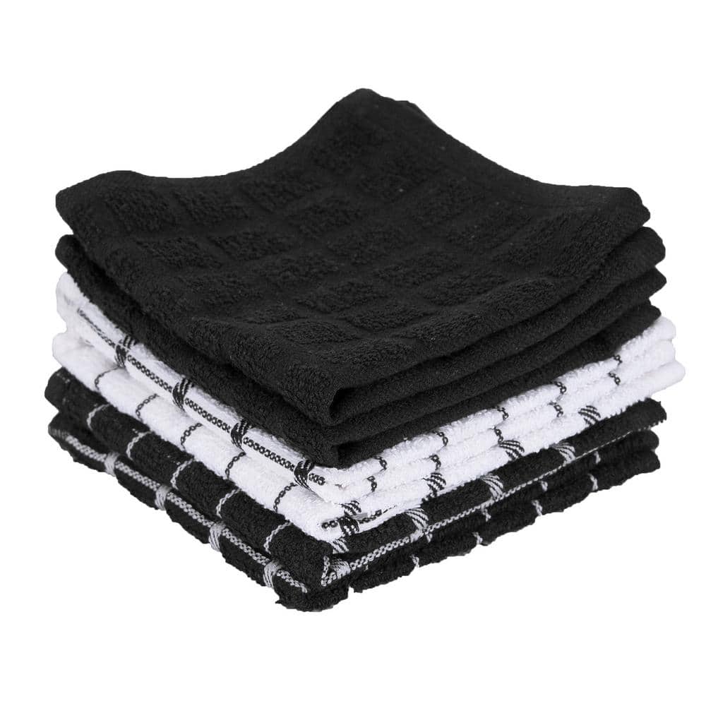 Bicycle Black Tea Towel - Dish Cloth 60x65cm - Dishcloth Towels