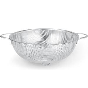 3 qt. Heavy-Duty Stainless-Steel Colander for Kitchen