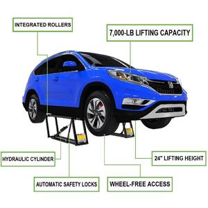 Portable Car Lift 7,000 lbs. Capacity