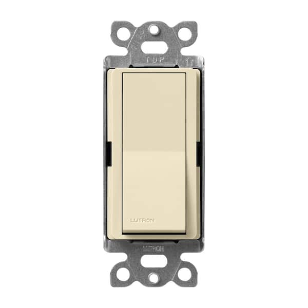 Lutron Claro On/Off Switch, 15-Amp/Single-Pole, Sand (SC-1PS-SD)