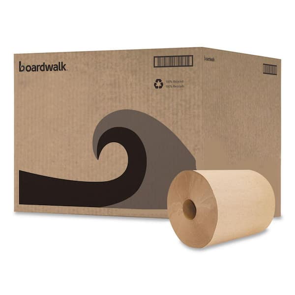Green Universal Roll Towels Natural 8"x800ft (6 Rolls per Carton)