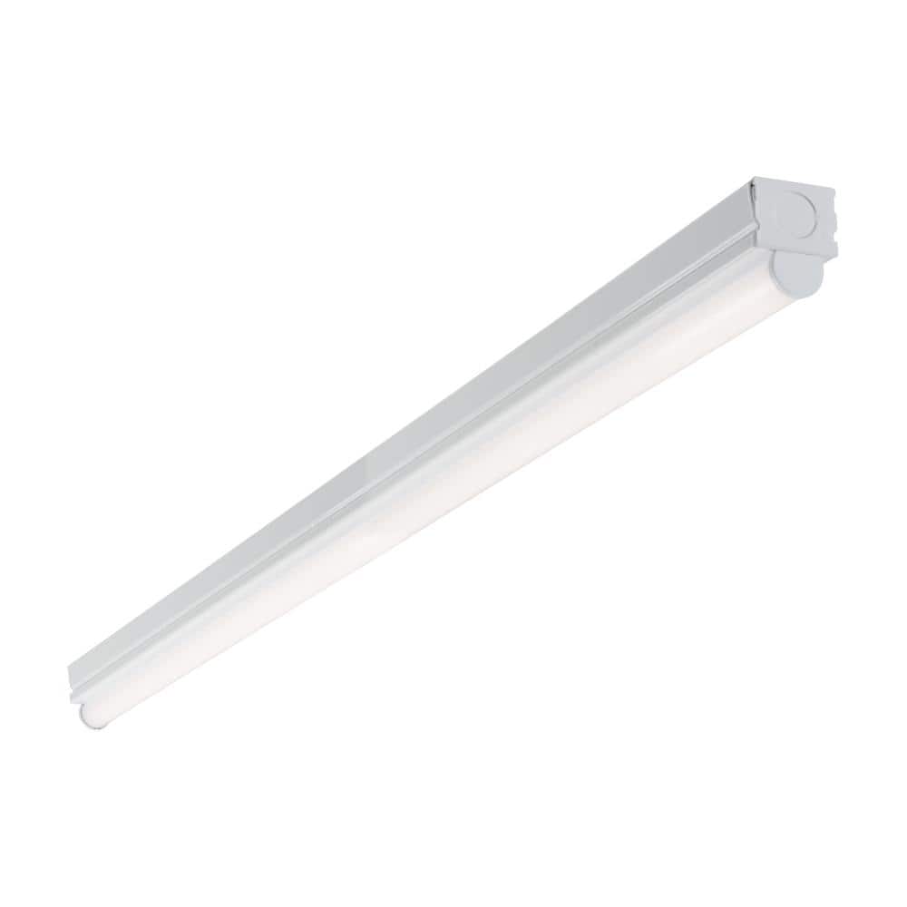 Metalux 4 ft. 1-Light Linear White Integrated LED Ceiling Strip Light with  2100 Lumens, 4000K 4ST1L2040R - The Home Depot