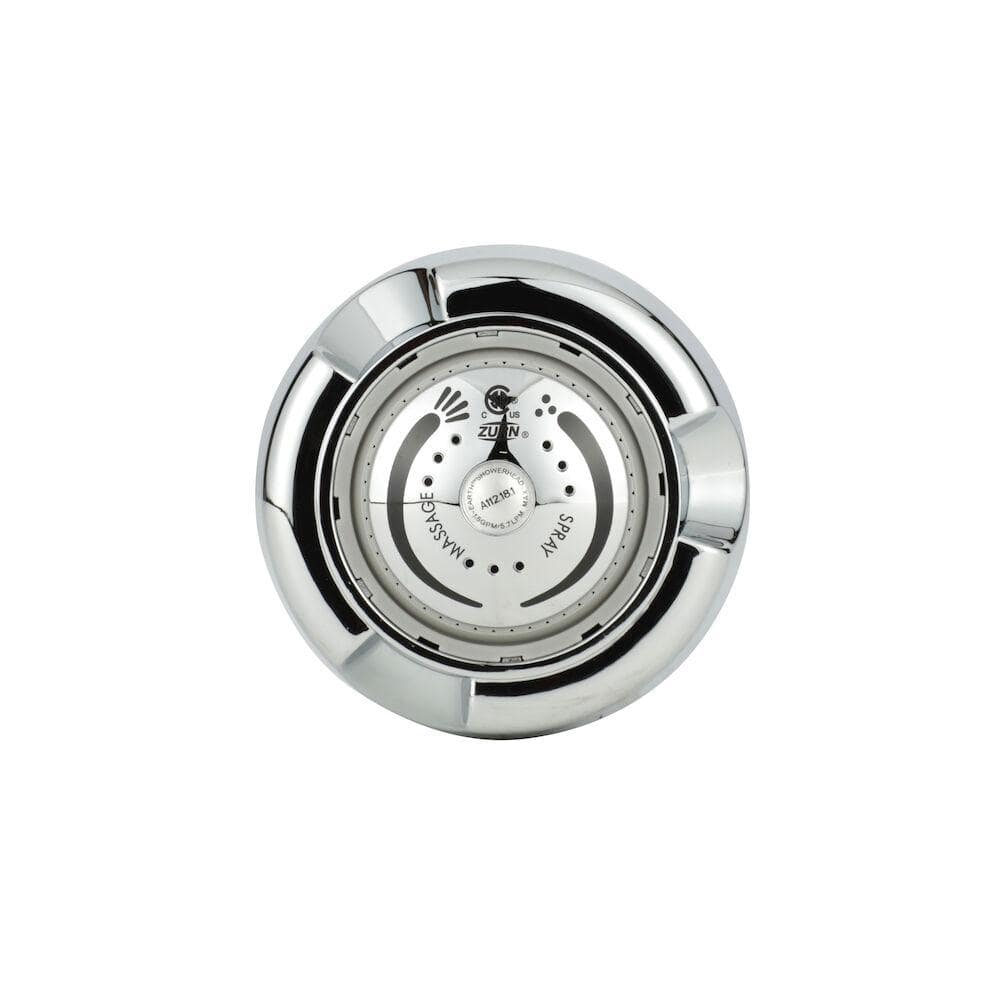 UPC 670240651883 product image for 1-Spray 2.6 in. Single Wall Mount Fixed Adjustable Shower Head in Chrome | upcitemdb.com