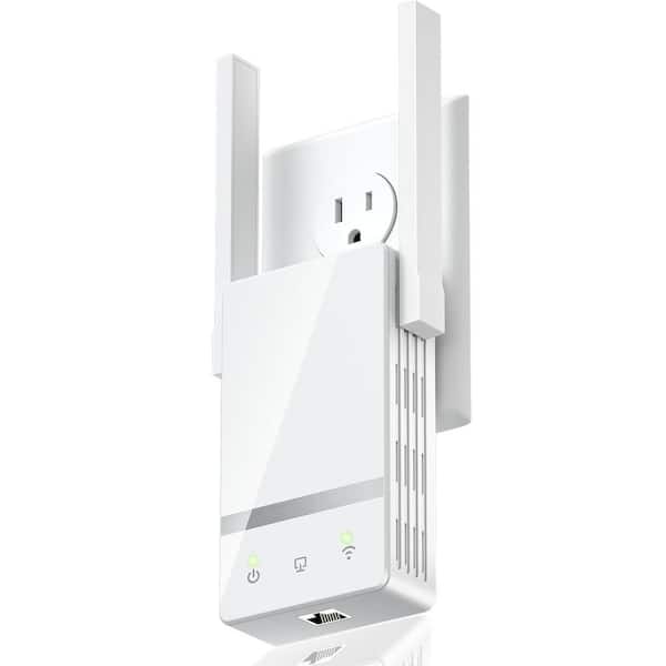Vrbgify Long Range Wireless WiFi Extender Repeater Signal Booster Upto 10K sq. ft. that supports 55 Plus Devices in 1-Tap Setup
