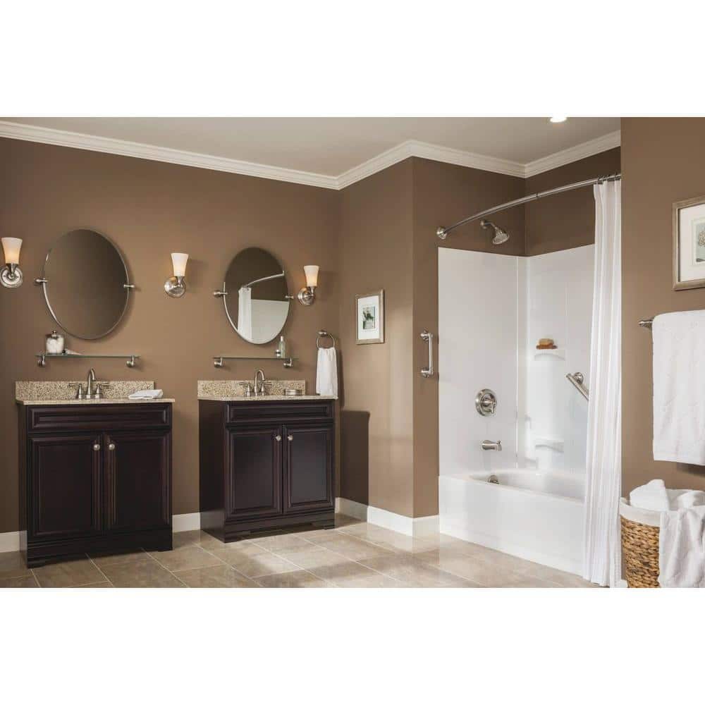 Oval Frameless 26" x 23" Bathroom Vanity Mirror